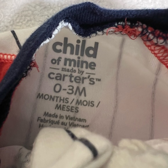 Carters ‘daddy’s rookie’ 0-3 Month Footie - Picture 4 of 8